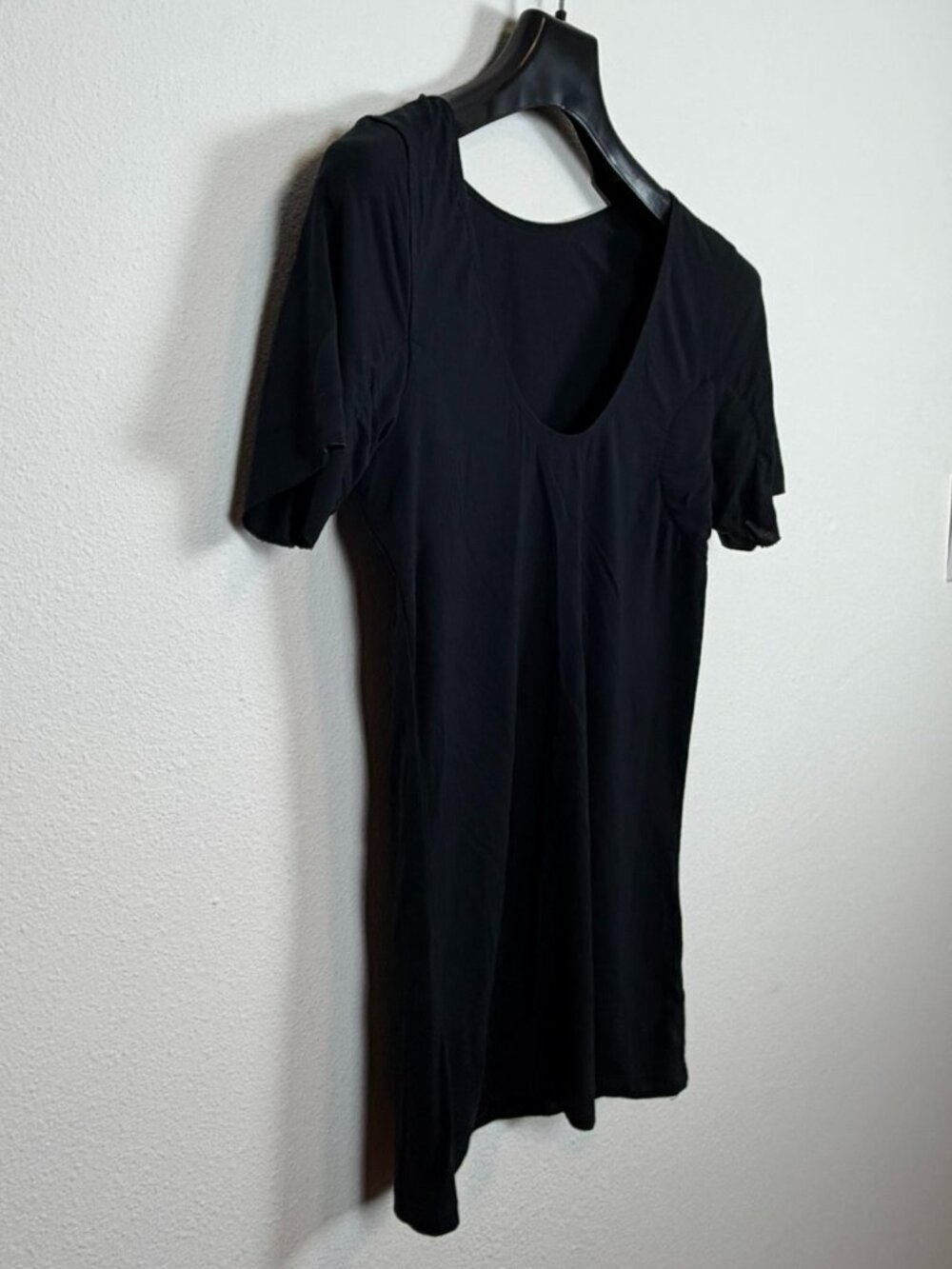 Numi Black Micromodal Scoop Neck Short Sleeve Tee Size M